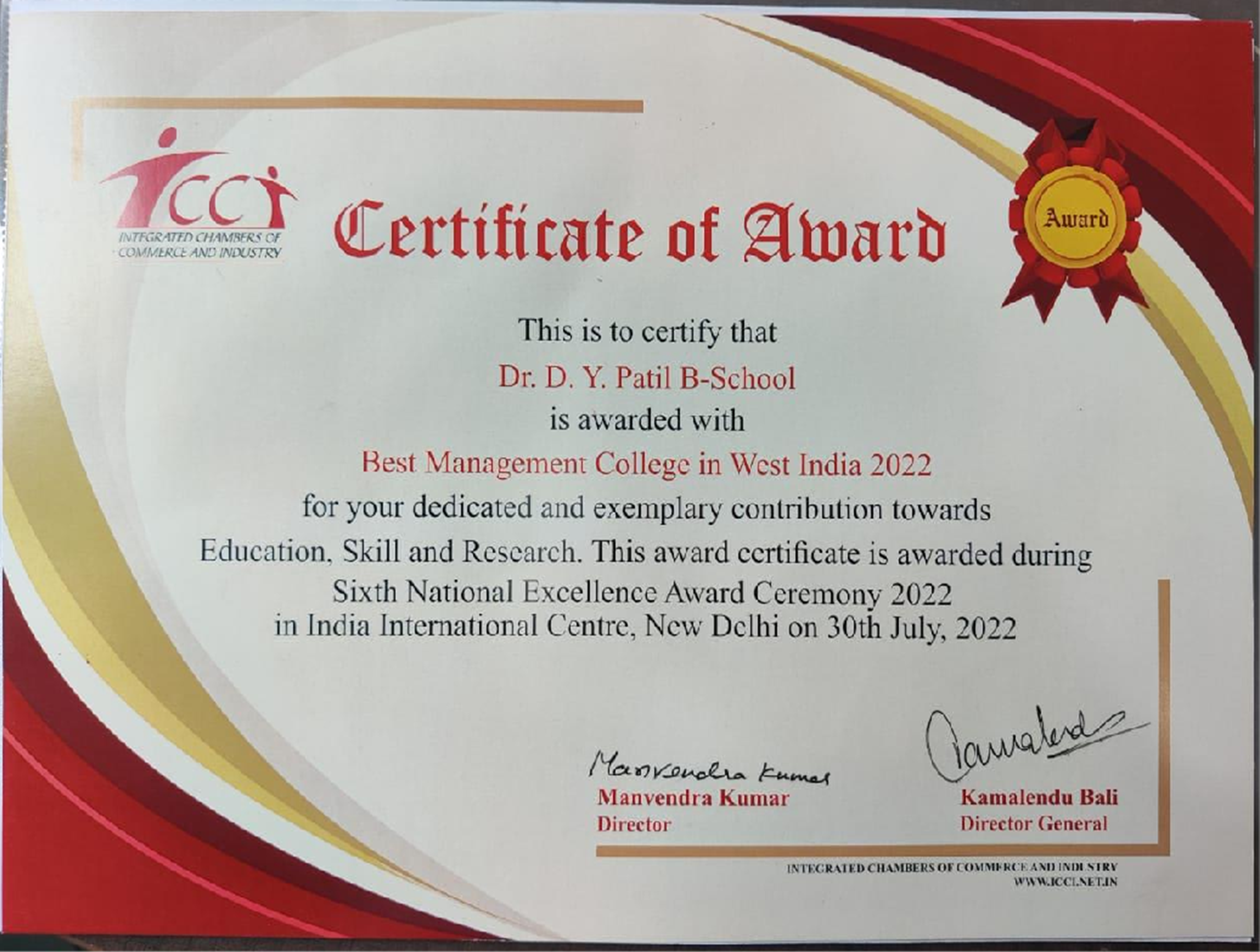 Placement Excellence Award