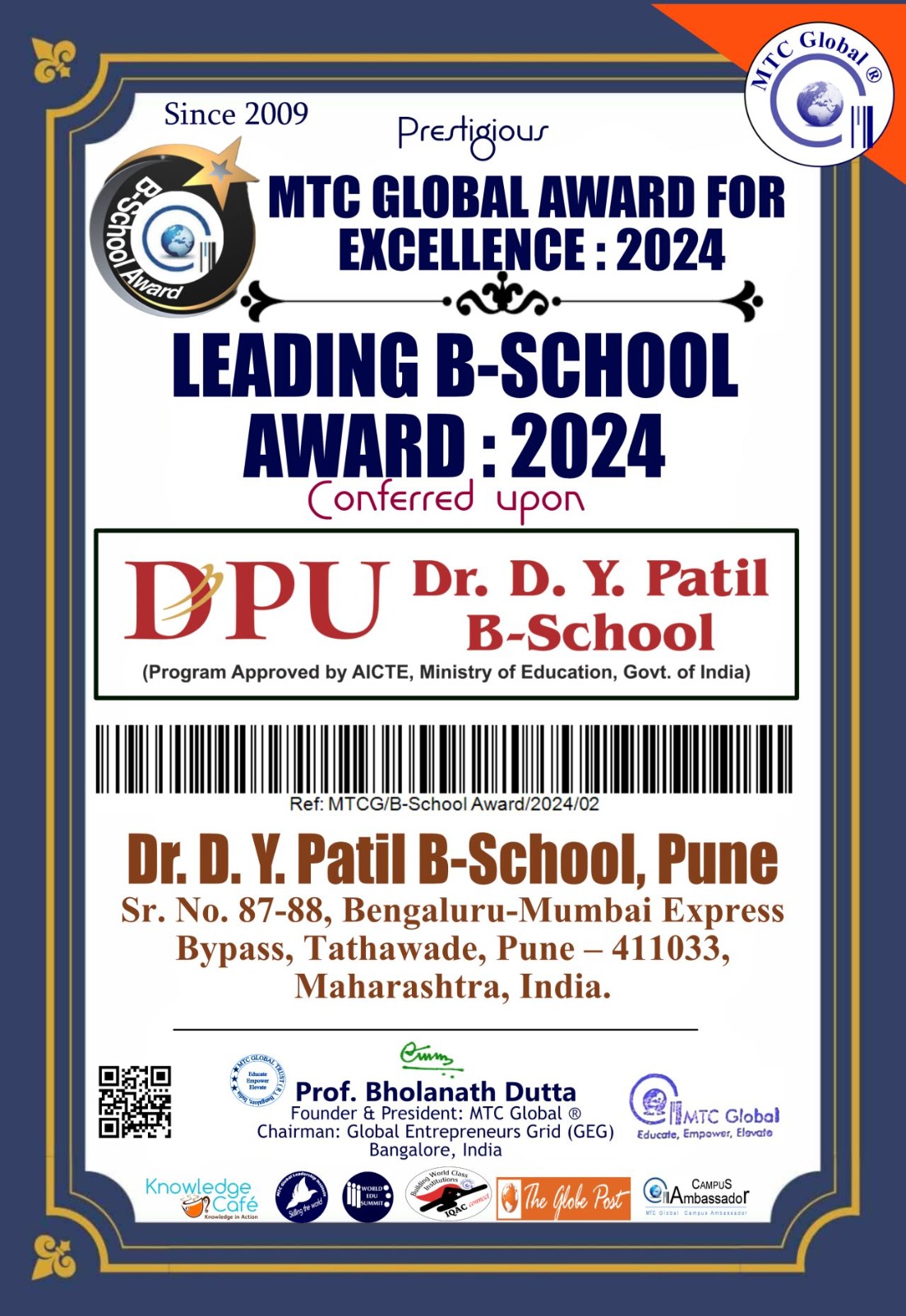 Placement Excellence Award