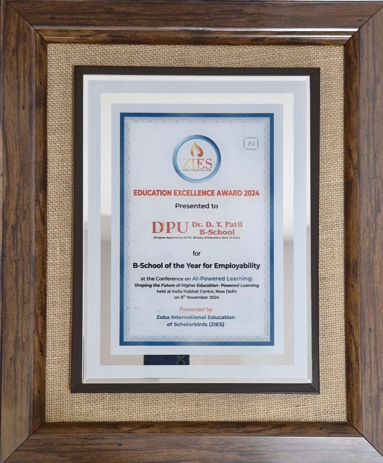 Placement Excellence Award