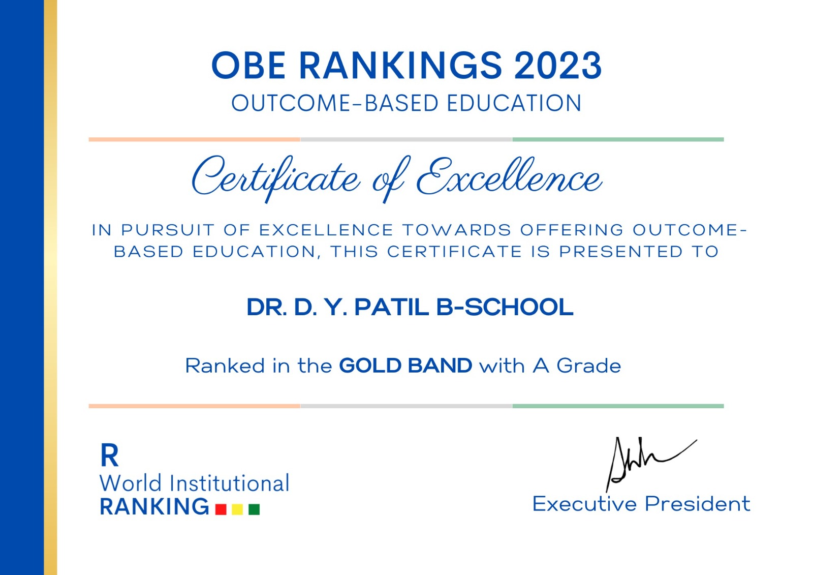 Placement Excellence Award